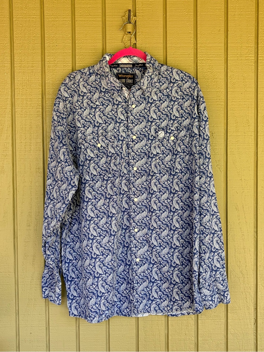 Wrangler George Strait Troubadour Western Shirt XXL